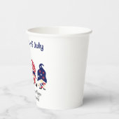Naam, Patriottische Gnomes Stars & Stripes 8oz Par Papieren Bekers (Links)