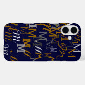 naam patrooninitiaal Case-Mate iPhone case (Achterkant (horizontaal))