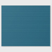 Naam Pattern Minimal Elegant Blue Cadeaupapier (Vlak)