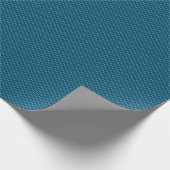 Naam Pattern Minimal Elegant Blue Cadeaupapier (Hoek)
