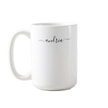 Naam personaliseren in zwart script