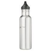 Naam personaliseren in zwart script waterfles  (Rechts)