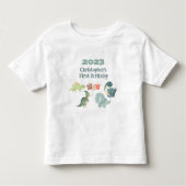 Naam personaliseren Jaar eerste verjaardag Cute Di Kinder Shirts (Voorkant)
