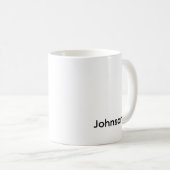 Naam personaliseren koffiemok (Voorkant rechts)