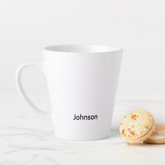 Naam personaliseren latte mok (In situ)