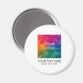 Naam personeelsbemanning Lid Jouw tekst Logo Magneet (Voorkant / Achterkant)