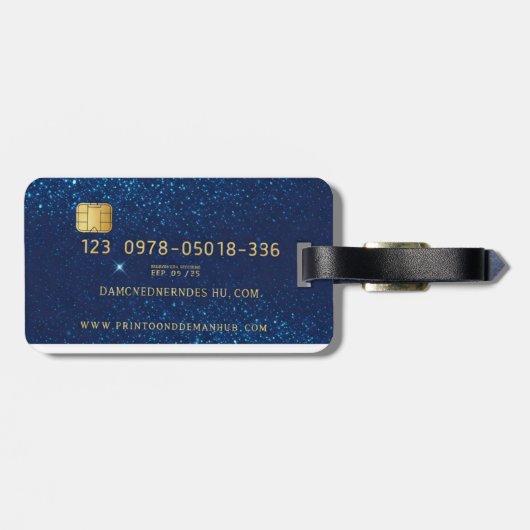 Naam persoonlijk bagagelabel (Achterkant horizontaal)