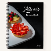 Naam Persoonlijk Recipe Book Notitieboek (Voorkant)