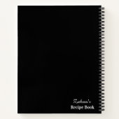 Naam Persoonlijk Recipe Book Notitieboek (Achterkant)