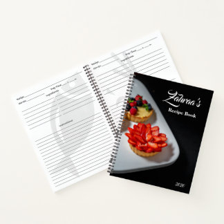Naam Persoonlijk Recipe Book Notitieboek