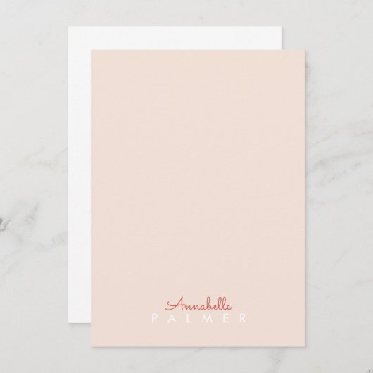  naam Persoonlijke artikelen Kaart (Voorkant / Achterkant)