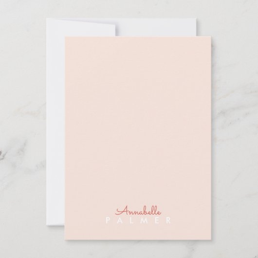  naam Persoonlijke artikelen Kaart (Voorkant)