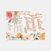 Naam Persoonlijke JW Pioneer Service School 2023 Fleece Deken (Voorkant (Horizontaal))