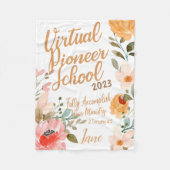 Naam Persoonlijke JW Pioneer Service School 2023 Fleece Deken (Voorkant)