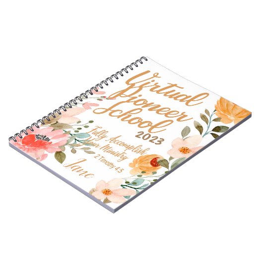 Naam Persoonlijke JW Pioneer Service School 2023 Notitieboek (Linkerzijde)