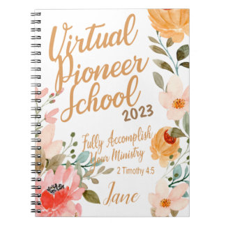 Naam Persoonlijke JW Pioneer Service School 2023 Notitieboek