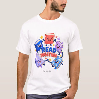 Naam Persoonlijke Leesclub Read Together T-shirt