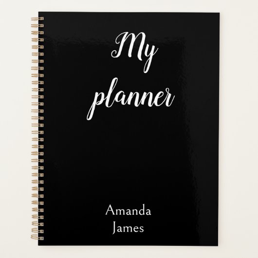 naam, persoonlijke naam planner (Voorkant)