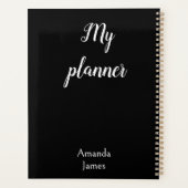 naam, persoonlijke naam planner (Achterkant)