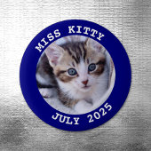 NAAM - Persoonlijke rondfoto - rand Magneet