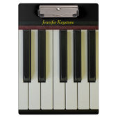  naam Piano Keys Klembord (Voorkant)