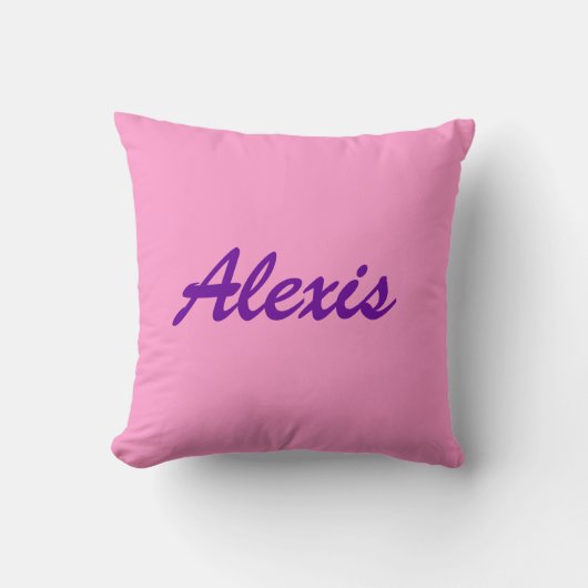 Naam Pillow! Maak je eigen! Kussen (Voorkant)