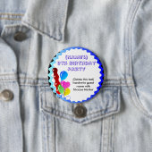 Naam Pin Button Birthday Party Favor (In situ)