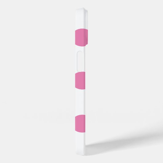 Naam | Pink Polka Dots Pattern Case-Mate iPhone Case (Achterkant / Rechts)