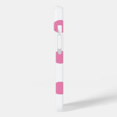 Naam | Pink Polka Dots Pattern Case-Mate iPhone Case (Achterkant / Links)