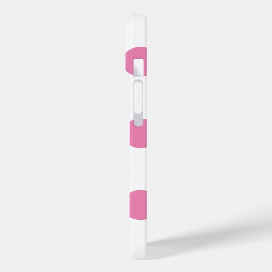 Naam | Pink Polka Dots Pattern Case-Mate iPhone Case (Achterkant / Links)