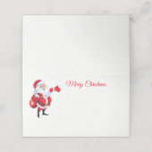 Naam Plaats Card-Santa Plaatskaartje (Buitenkant ongevouwen)