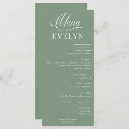 Naam Plaats Kaart | Huwelijksmenu