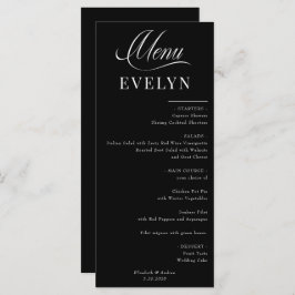 Naam Plaats Kaart | Huwelijksmenu