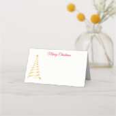 Naam Plaats Kaart-Kerstboom Plaatskaartje (Voorkant)