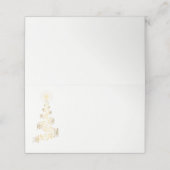 Naam Plaats Kaart-Kerstboom Plaatskaartje (Buitenkant ongevouwen)