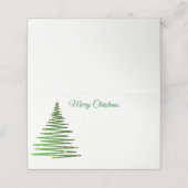 Naam Plaats Kaart-Kerstboom Plaatskaartje (Buitenkant ongevouwen)