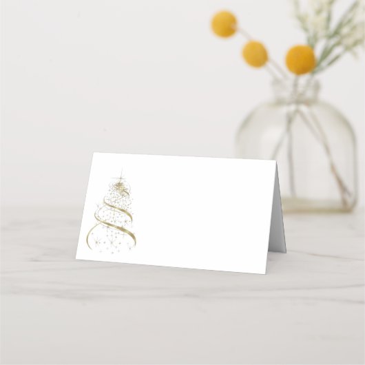 Naam Plaats Kaart-Kerstboom Plaatskaartje (Voorkant)