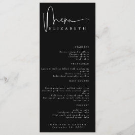 Naam Plaats Kaart | Menu | Eenvoudige huwelijksmen