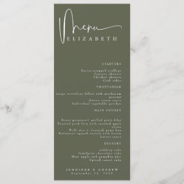 Naam Plaats Kaart | Menu | Eenvoudige huwelijksmen