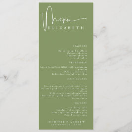 Naam Plaats Kaart | Menu | Eenvoudige huwelijksmen