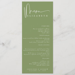 Naam Plaats Kaart | Menu | Eenvoudige huwelijksmen