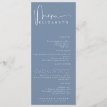 Naam Plaats Kaart | Menu | Eenvoudige huwelijksmen