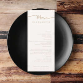 Naam Plaats Kaart | Menu | Eenvoudige huwelijksmen