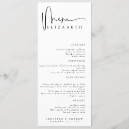 Naam Plaats Kaart | Menu | Eenvoudige huwelijksmen