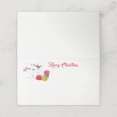 Naam Plaats kaart-Polar Beren Plaatskaartje (Buitenkant ongevouwen)