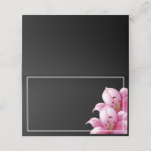 Naam Plaatskaart-Roze Lelies Plaatskaartje (Buitenkant ongevouwen)