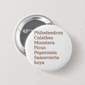Naam plant ronde button 5,7 cm (Voorkant /achterkant)