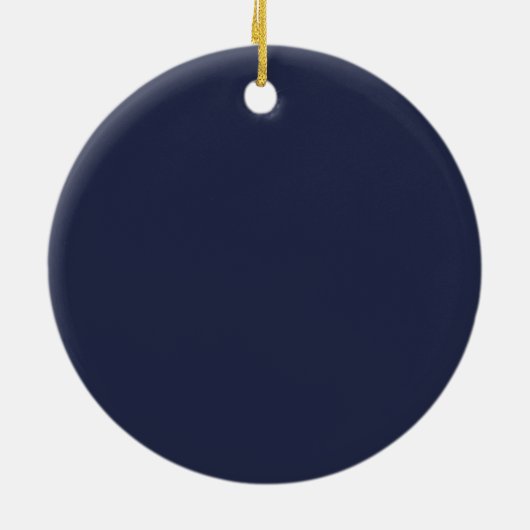 Naam Plus Rood Hart Datum Ornament (Achterkant)
