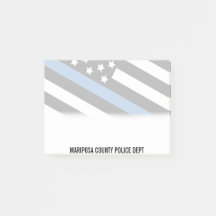 Naam politieman met blauwe lijn Amerikaanse vlag