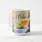 Naam, prachtige herfstkleur print 15oz koffiemok (Voorkant links)